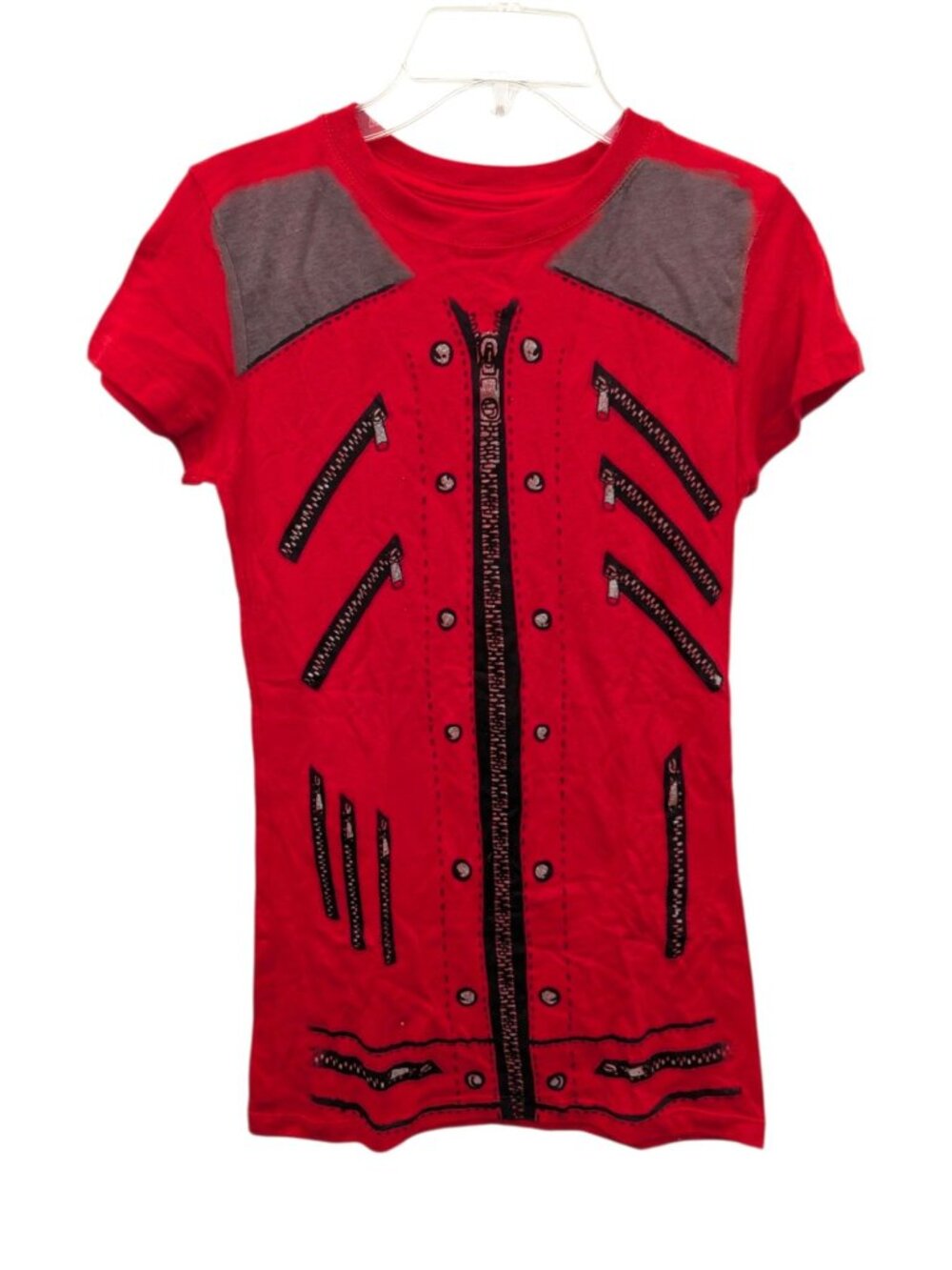 Vintage Y2K Red Michael Jackson Red Beat It Iconic Jacket Cosplay Tshirt Small S